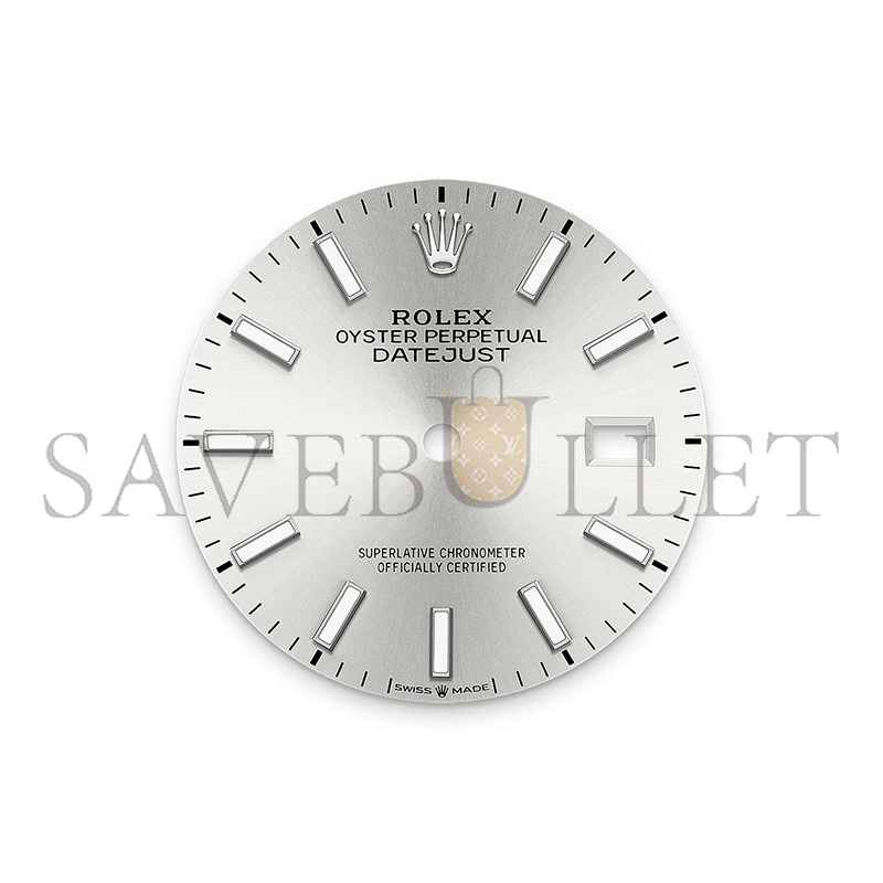 R01ex datejust 36 oyster, 36 mm, oystersteel and white gold m126234-0014